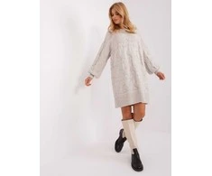 Wool Fashion Italia Megztinis-AT-SW-2367.76P-šviesiai smėlio spalvos