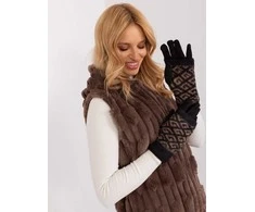 Wool Fashion Italia Pirštinės-AT-RK-2310.61-juodos