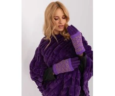 Wool Fashion Italia Pirštinės-AT-RK-2310.91-tamsiai violetinė