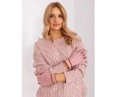 Wool Fashion Italia Pirštinės-AT-RK-238601.25P-šviesiai rausvos spalvos