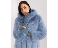 Wool Fashion Italia Pirštinės-AT-RK-238601.25P-pilka-mėlyna
