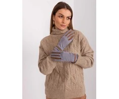 Wool Fashion Italia Pirštinės-AT-RK-238601.31P-pilkos spalvos