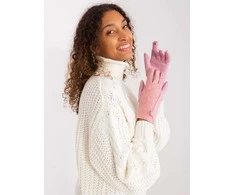 Wool Fashion Italia Pirštinės-AT-RK-239501.10-šviesiai rožinė