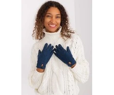 Wool Fashion Italia Pirštinės-AT-RK-239502.87-tamsiai mėlynos
