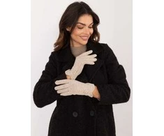 Wool Fashion Italia Pirštinės-AT-RK-239503.31-smėlio spalvos