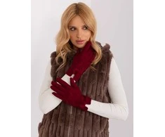 Wool Fashion Italia Pirštinės-AT-RK-239506.98-bordo