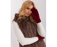 Wool Fashion Italia Pirštinės-AT-RK-239506.98-bordo