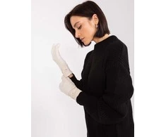 Wool Fashion Italia Pirštinės-AT-RK-239507.26P-šviesiai smėlio spalvos