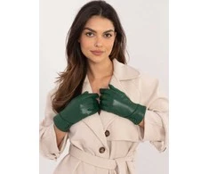 Wool Fashion Italia Pirštinės-AT-RK-239805.95-ciemny žalia