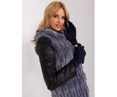 Wool Fashion Italia Pirštinės-AT-RK-8502A.90-mėlynos spalvos