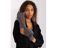 Wool Fashion Italia Pirštinės-AT-RK-8502A.97-tamsiai pilkos spalvos
