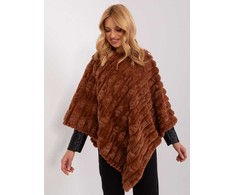 Wool Fashion Italia Poncho-AT-PN-2347.16-šviesiai ruda