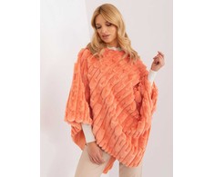 Wool Fashion Italia Pončas-AT-PN-2347.16-oranžinė