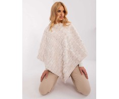 Wool Fashion Italia Pončas-AT-PN-2347.68-ekru
