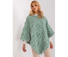 Wool Fashion Italia Pončas-AT-PN-2347.68-pistacijos
