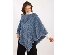 Wool Fashion Italia Poncho-AT-PN-2347.88-mėlyna
