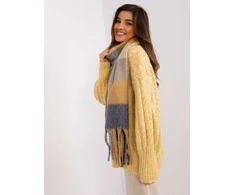 Wool Fashion Italia Šalikas-AT-SZ-2311501.32-tamsiai geltonas