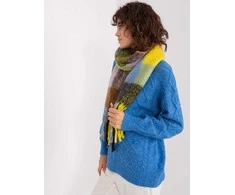 Wool Fashion Italia Šalikas-AT-SZ-2311501.90-juoda-geltona