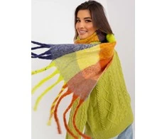 Wool Fashion Italia Šalikas-AT-SZ-2311501.90 - tamsiai mėlynas
