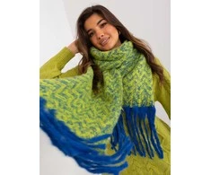 Wool Fashion Italia Šalikas-AT-SZ-23125.75-tamsiai mėlynas