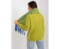 Wool Fashion Italia Šalikas-AT-SZ-23125.75-tamsiai mėlynas