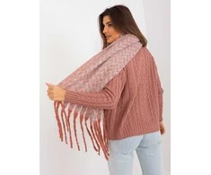 Wool Fashion Italia Šalikas-AT-SZ-23125.75-tamsiai oranžinis