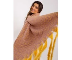 Wool Fashion Italia Šalikas-AT-SZ-23125.75-tamsiai rožinis