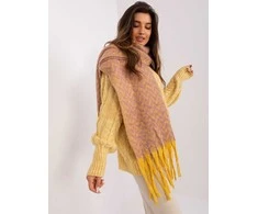 Wool Fashion Italia Šalikas-AT-SZ-23125.75-tamsiai rožinis