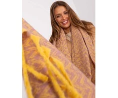 Wool Fashion Italia Šalikas-AT-SZ-23125.75-tamsiai geltonas