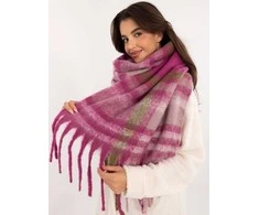 Wool Fashion Italia Šalikas-AT-SZ-231301.21-šviesiai violetinis