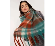 Wool Fashion Italia Šalikas-AT-SZ-231301.49-žalias
