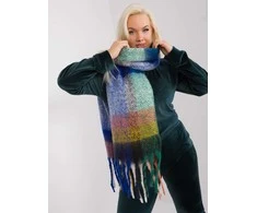 Wool Fashion Italia Šalikas-AT-SZ-2313.31-tamsiai mėlynas