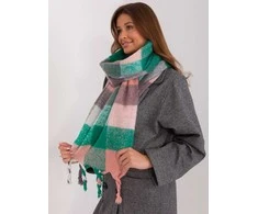 Wool Fashion Italia Šalikas-AT-SZ-2313501.97-žalias
