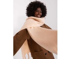 Wool Fashion Italia Šalikas-AT-SZ-2313502.20P-smėlio spalvos