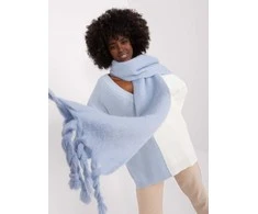 Wool Fashion Italia Šalikas-AT-SZ-2313502.71P-šviesiai mėlynas