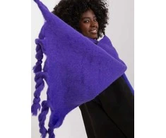 Wool Fashion Italia Šalikas-AT-SZ-2313502.94P-tamsiai violetinis
