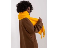 Wool Fashion Italia Šalikas-AT-SZ-2313502.94P-tamsiai geltonas