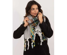 Wool Fashion Italia Šalikas-AT-SZ-231501.03X-pilkas