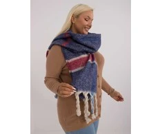 Wool Fashion Italia Šalikas-AT-SZ-2315.33 - tamsiai mėlynas