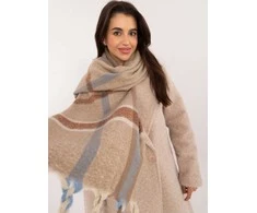 Wool Fashion Italia Šalikas-AT-SZ-2315.33-tamsiai smėlio spalvos