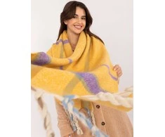 Wool Fashion Italia Šalikas-AT-SZ-2315.33-tamsiai geltonas