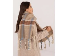 Wool Fashion Italia Šalikas-AT-SZ-2315.33-tamsiai smėlio spalvos