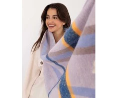 Wool Fashion Italia Šalikas-AT-SZ-2315.33-šviesiai violetinis