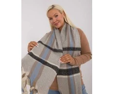 Wool Fashion Italia Šalikas-AT-SZ-2315.33-pilkas