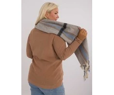 Wool Fashion Italia Šalikas-AT-SZ-2315.33-pilkas