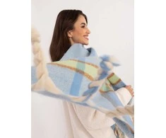Wool Fashion Italia Šalikas-AT-SZ-2315.33-šviesiai mėlynas