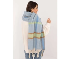 Wool Fashion Italia Šalikas-AT-SZ-2315.33-šviesiai mėlynas
