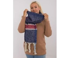 Wool Fashion Italia Šalikas-AT-SZ-2315.33 - tamsiai mėlynas