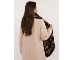 Wool Fashion Italia Šalikas-AT-SZ-23158.32-juodas
