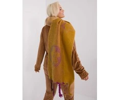Wool Fashion Italia Šalikas-AT-SZ-2316.01P-tamsiai geltonas